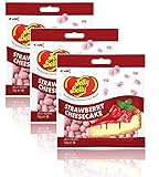 Jelly Belly 3x Strawberry Cheesecake (Erdbeerkäsekuchen), 3 x 70g