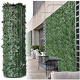 JGHH kunstpflanze wanddeko Künstlicher Efeu-Zaun, der Hecken abschirmt Sichtschutz-dekorative Zäune für Garten-Balkon im Freien(Color:,Size:1x7m)