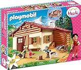 PLAYMOBIL Heidi 70253 Heidi und Großvater auf der Almhütte, Ab 4 J