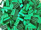 LEGO Bricks: Green 2x4. Part 3001 (X 25) by LEGO