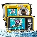 Aomdom Unterwasserkamera,wasserdichte Digitalkamera HD 2.7K Unterwasser Kamera wasserdichte 48MP 16X Digitalkamera Kamera Tauchen Anti Shake Digitalkamera