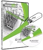 Immocado 3D Architekt Professional 2024 - 3D Hausplaner CAD Software & Architektur Programm: Grundrisse zeichnen, Hausplanung & Wohnungsplaner