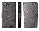 caseroxx Handy Hülle Tasche kompatibel mit Archos 50C Platinum Bookstyle-Case Wallet Case in schwarz