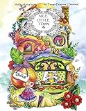 Nice Little Town: Adult Coloring Book (Stress Relieving Coloring Pages, Coloring Book for Relaxation)