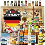 I love Germany/Bierset - Biere der Welt/Deutschland Geschenk/Weihnachtskalender für Ihn Bier
