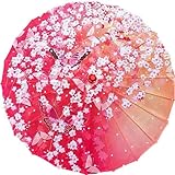 Icelus 83 CM Papier Regenschirm,Papier dekorative Regenschirm Sonnenschirm,Handgemachter Sonnenschirm aus Ölpapier,HochzeitDekor Foto Cosplay