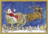 Nostalgischer Weihnachtsschlitten (Adventskalender)