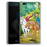 DeinDesign Hard Case kompatibel mit Huawei P8 lite (2015-2016) Schutzhülle weiß Smartphone Backcover Bibi & Tina Bibi Blocksberg Pferd