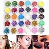 Neverland Professional 30 Mischfarbe Kosmetik Glitter Mineral Lidschatten Augen Make-up Schatten Pigmente Pulver Neu