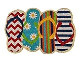 Bavaria Home Style Collection Fußmatte Kokos Sommer witzig | Schmutzfangmatte Badeschuhe | Kokosmatte für innen und aussen | Fussmatte rutschfest