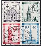 Goldhahn Französische Zone Baden Nr. 38-41 gestempelt mit 80 verschiedenen Nachkriegsausgaben Briefmarken für Sammler
