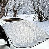 iZoeL Windschutzscheiben Auto Winter Frontscheibe mit Magnet Sonnenblende Wasserdicht Faltbar Magnetische Scheibenabdeckung einfache Anbringen