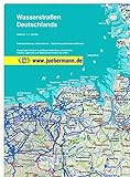 Wasserstraßen Deutschlands: Übersichtskarte