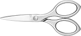 ZWILLING TWIN Select Haushaltsschere - Schere, Küchenschere aus rostfreiem Edelstahl in zeitlos-puristischem Design 13 cm, Silb