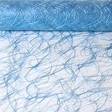 Sizoweb Tischband Hellblau 25 Meter lang 20cm breit