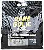 Olimp Gain Bolic 6000 | Kohlenhydrat-Präparate mit Mehrkomponenten Proteine | Taurin | Vanille Geschmack | 6,8 kg