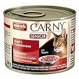 animonda Cat Carny Senior Rind & Putenherzen | 6x200g