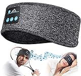 Schlafkopfhörer Bluetooth Geschenke für Frauen/Männer - Schlaf Kopfhörer Vatertagsgeschenk Personalisiert Sleepphones mit Ultradünnen HD Stereo Lautsprecher, Super Weich SchlafKopfhörer für Schlaf