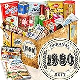 Original seit 1980 ++ Frauen Geschenk 40 Geburtstag ++ Süße Nostalgiebox