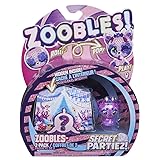 Zoobles 6064328 Anml2PK S2 ScPartz MrmdSlpvr Animal 2-Pack, Mermaid Sleepover with Exclusive Transforming Collectible Figures Pop Party Box, Kids Toys for Girls Ages 5 and up