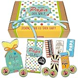 STEINBECK Geschenkbox - Bester Papa - Schokolade Geschenk von Herzen Geburtstag Vatertag Papi Vater Vati D