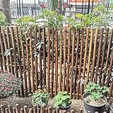 Karbonisierter Bambuszaun, Bambusstange natürlich Großes Screening-Panel Sichtschutzzaun für den Garten Bambuszaun-Screening Außenhof, Homestay-Dekoration, Klettergerüst Pflanzen