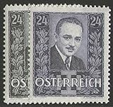 Goldhahn Österreich Nr. 589-590 'Ermordung von Dollfuss 1934' - Briefmarken f...