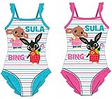 E PLUS M Einteiliger Badeanzug für Mädchen Bunny Bing, Swimsuit, Schwimmanzug, Schwimmen, Sommer104/110 Mix