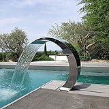 Swimmingpool-Brunnen Für Inground-Pools Garten-Außenteich, Edelstahl-Pool-Wasserfall-Brunnen
