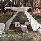 3–4 Personen leichte Tipi-Hot-Zelte mit Herdheber, Tipi-Zelt für die Jagd, Familie, Team, Rucksackreisen, Camping, W