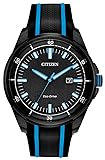 Citizen Herren analog Eco-Drive Uhr mit Polyurethan Armband AW1605-09E
