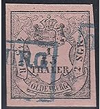 Goldhahn Oldenburg Nr. 3 III gestempelt geprüft Briefmarken für Sammler