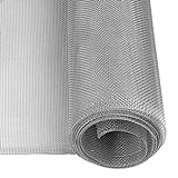 Windhager Aluminium Insektenschutz Fliegengitter Gewebe Alu-Gitter, ideal auch für Lichtschächte, robust, widerstandsfähig, zuverlässiger Schutz, Silber, 100 x 250 cm, 03621
