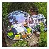 Qianduoduo888 Inflatable Bubble Camping Dome Klares Zelt, Aufblasbares Transparentes Iglu-Zelt, Sternenhimmel-Zelt-Raum, Für Familien- / Hinterhof-Hotel Camping