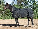 jw reitsport Highneck Winterdecke 300gr schwarz 145 cm