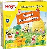 HABA 301838 - Meine ersten Spiele Hanni Honigbiene, kooperatives Farbwürfelspiel für 1-4 Spieler ab 2 Jahren, zum Farbenlernen