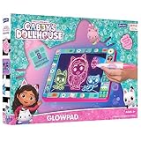 John Adams Gabby's Dollhouse GLOWPAD: Beleuchtetes Zeichentablett für endlosen kreativen Spaß überall. Kunst und Handwerk, ab 3 J