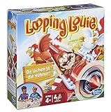 Hasbro Looping Louie Kinderspiel, lustiges 3D Spiel, Partyspiel für Kindergeburtstage, unterhaltsames Gesellschafts- & Familienspiel, für Kinder & Erwachsene, 2-4 Spieler, ab 4 Jahren