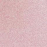 TRIXES Rosa Glitter Vinylfolie Permanente Tapete - Selbstklebend - 1350mm x 440mm Klebe-Rückseite - für Wände und Möbeloberflächen - Zurechtschneidbar auf Maß
