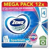 Zewa Wisch&Weg Sparblatt, Mega Pack, 12 Packungen