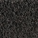 Teppichboden Auslegware Meterware Hochflor Shaggy Langflor Velour schwarz anthrazit 400 und 500 cm breit, verschiedene Längen