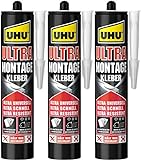 UHU - Ultra Montagekleber (3x Ultra Montagekleber 435 g)