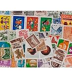 Goldhahn 50 China Briefmarken für Sammler