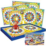 Amazing Magic Monkey Frage- und Antwortspiel – Familienspaß, Brettspiele lustig, Spiele für Kinder, Kinderspiele, Brettspiel, Junior Brettspiele ab 3 Jahren