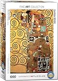 empireposter Die Erfüllung von Gustav Klimt - 1000 Teile Puzzle im Format 68x48 cm