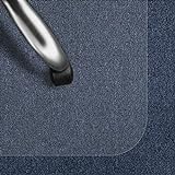 casa pura Bodenschutzmatte Transparent für Kurzflor-Teppich | Schreibtischstuhl Unterlage für Büro und Wohnen | Bodenmatten wahlweise für Teppich/Hartböden (Kurzflor-Teppich/Nadelfilz 90x120 cm)