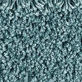 Teppichboden Auslegware Meterware Hochflor Shaggy Langflor Velour blau türkis 400 und 500 cm breit, verschiedene Längen