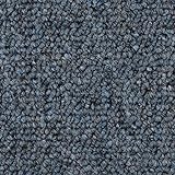 Schlingen-Teppichboden Muster in der Farbe Blaugrau | weiche & strapazierfähige Auslegeware | zugeschnittener Bodenbelag | Meterware | gemütliche Teppichfliesen