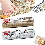 Pergamentpapier Zum Backen,HochtemperaturbestäNdiges,Wasserdichtes Und Fettdichtes Backpapie,Pergamentpapier FüR Lebensmittel