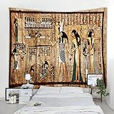 Altägyptischer Stammes-Wandteppich, Wandbehang, Wohnheim, Tagesdecke, Überwurf, Kunst, Heimdekoration, N6, 150 x 100 cm